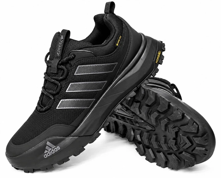 Чоловічі термо кросівки adids Terrex AX6 GORE-TEX чорний 44 - зображення 7