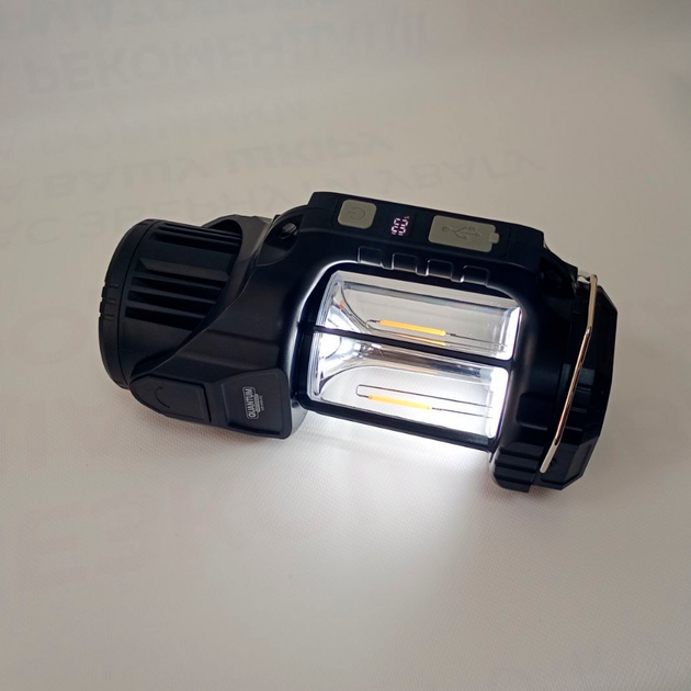 Ліхтар кемпінговий пошуковий акумуляторний Quantum QM-FL3032 TWIST 5W LED+COB+Filament з функ. Power Bank (0793254402828) - Фото 7 Ліхтар кемпінговий пошуковий акумуляторний Quantum QM-FL3032 TWIST 5W LED+COB+Filament з функ. Power Bank (0793254402828) - зображення 7