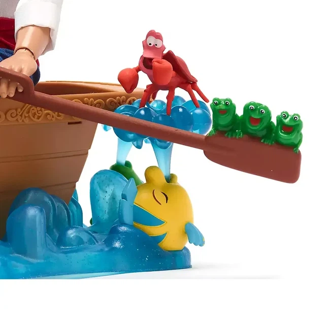Набор кукол Disney Store принцесса Ариэль и принц Эрик с лодкой Русалочка 30 см 416123358704 - изображение 5
