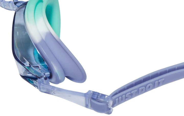 Okulary pływackie dla dzieci Nike Youth Chrome Fioletowo-Biało-Miętowe NESSD128-591 OS (5063012936915) - obraz 2