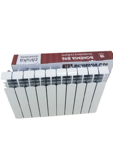 Радіатор біметалевий Bohemia B96 178Вт 500*96 мм. 10 секцій - изображение 3