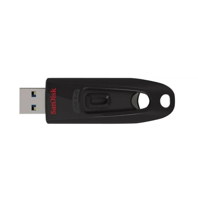 Флешка SanDisk Ultra 128 ГБ USB 3.2 Gen 1 чорна - Фото 2 Флешка SanDisk Ultra 128 ГБ USB 3.2 Gen 1 чорна - зображення 2