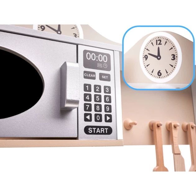 Кухня для детей деревянная LULILO MDF KUKETO с аксессуарами 85 см (5903039727663) - изображение 6