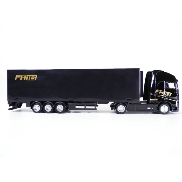 Автомодель Bburago грузовик Volvo FH16 Globetrotter 750 XXL масштаб 1:43 чёрно-синяя - Фото 4 Автомодель Bburago грузовик Volvo FH16 Globetrotter 750 XXL масштаб 1:43 чёрно-синяя - изображение 4