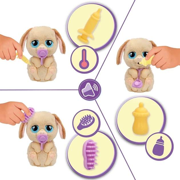 Інтерактивний ігровий набір Baby Paws Just Born Цуценя із сумкою-капсулою - зображення 3