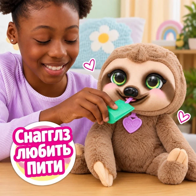 Інтерактивна іграшка Furreal Лінивець Снагглз зі звуками - зображення 6