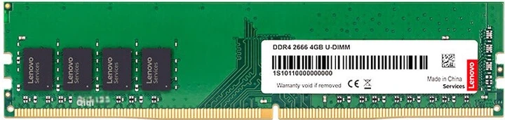 Оперативная память Lenovo DDR4-2666 4096MB PC4-21300 - Фото 1 Оперативная память Lenovo DDR4-2666 4096MB PC4-21300 - изображение 1