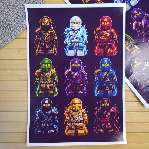 Стикерпак Ниндзяго Ninjago А5 (39738) - Фото 1 Стикерпак Ниндзяго Ninjago А5 (39738) - изображение 1