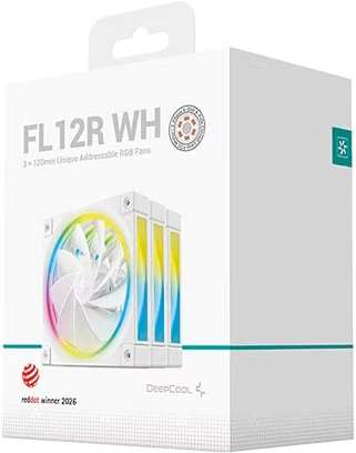 Вентилятор Deepcool FL12R SE WH 3IN1 White (R-FL12RSE-WHAPN3-G) - зображення 6