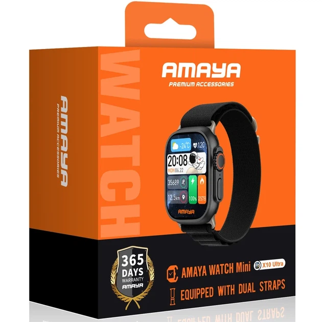 Смарт-годинник Amaya X10 Ultra Wearfit Pro Bluetooth 5.2 чорний - Фото 2 Смарт-годинник Amaya X10 Ultra Wearfit Pro Bluetooth 5.2 чорний - зображення 2