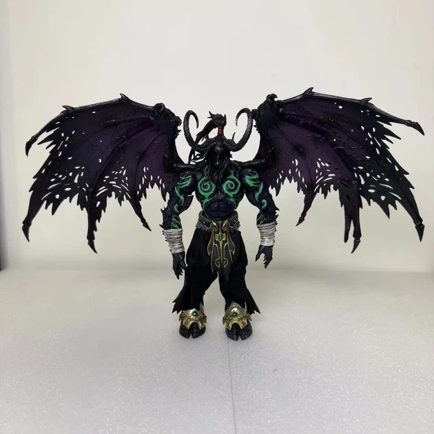 Колекційна фігурка Іллідан (Illidan) з крилами та клинками, 20 см — World of Warcraft - Фото 2 Колекційна фігурка Іллідан (Illidan) з крилами та клинками, 20 см — World of Warcraft - зображення 2