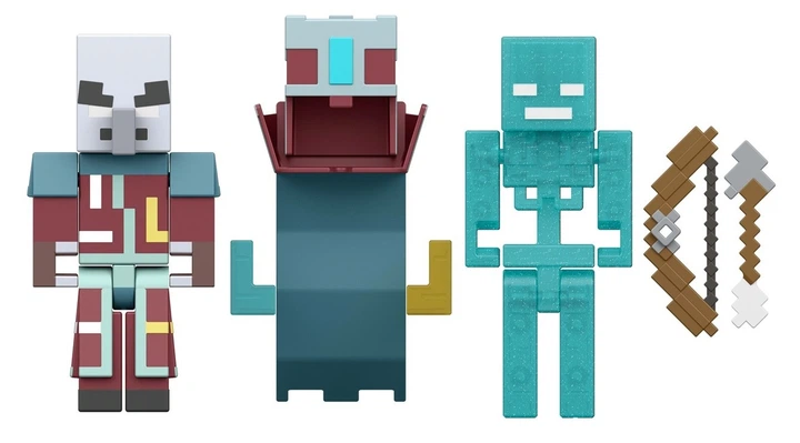 Zestaw figurek Mattel Minecraft „Boss Rozbójników i Szkielet” 8 cm (GTT53/JML84) (0194735380305) - Zdjęcie 2 Zestaw figurek Mattel Minecraft „Boss Rozbójników i Szkielet” 8 cm (GTT53/JML84) (0194735380305) - obraz 2