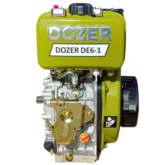 Двигун дизельний Dozer DE6-1 (4.00-10) 296 куб.см 6 к.с 3600 об/хв комбінований старт - Фото 1 Двигун дизельний Dozer DE6-1 (4.00-10) 296 куб.см 6 к.с 3600 об/хв комбінований старт - зображення 1