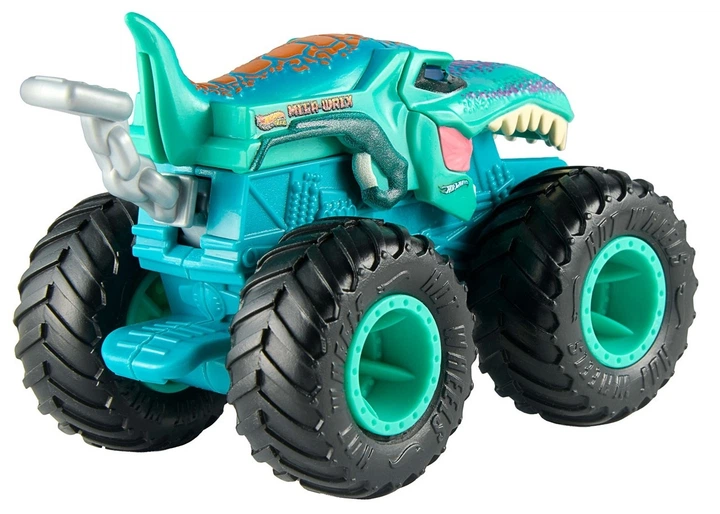Монстр-трак Hot Wheels Monster Trucks Attack Pack Mega-Wrex 1:64 (JMK92 / JMK94) (0194735379477) - зображення 5