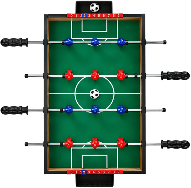 Mini piłkarzyki stołowe dla dzieci EcoToys 50x30 cm (5905817013579) - obraz 2