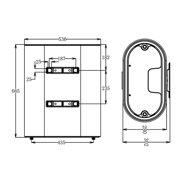 Бойлер Onlyheat Spartan FJI-B1-50V белый 50 литров 2000 Вт настенный вертикальный с мокрым ТЭНом - Фото 3 Бойлер Onlyheat Spartan FJI-B1-50V белый 50 литров 2000 Вт настенный вертикальный с мокрым ТЭНом - изображение 3
