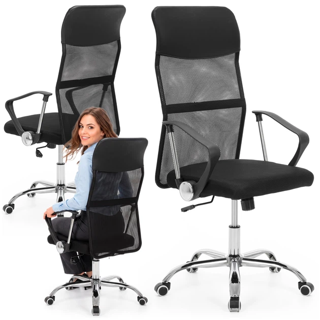 Fotel biurowy Springos HF0072 czarny (5908455315487) - obraz 13