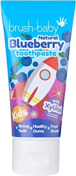 Pasta do zębów dla dzieci Brush-Baby Rocket Blueberry 3-6 lat 50 ml (5060178102437) - Zdjęcie 1 Pasta do zębów dla dzieci Brush-Baby Rocket Blueberry 3-6 lat 50 ml (5060178102437) - obraz 1