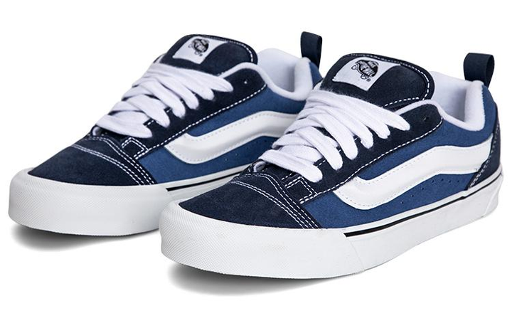 Жіночі кеди Ванс Сині Vans KNU Skool Blue/White (40, синій) - Фото 2 Жіночі кеди Ванс Сині Vans KNU Skool Blue/White (40, синій) - изображение 2