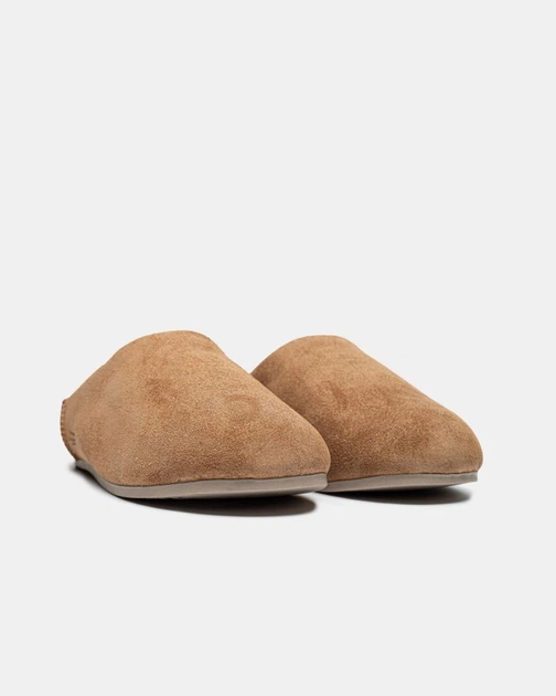 Жіночі уггі Шльопанці Помаранчеві Замшеві UGG Elea Slip-On Chesnut (38, помаранчевий) - Фото 7 Жіночі уггі Шльопанці Помаранчеві Замшеві UGG Elea Slip-On Chesnut (38, помаранчевий) - изображение 7