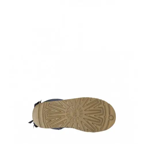 Жіночі уггі Середні Замшеві Сині з Бантами UGG Bailey Bow II Navy Suede (36, синій) - изображение 4