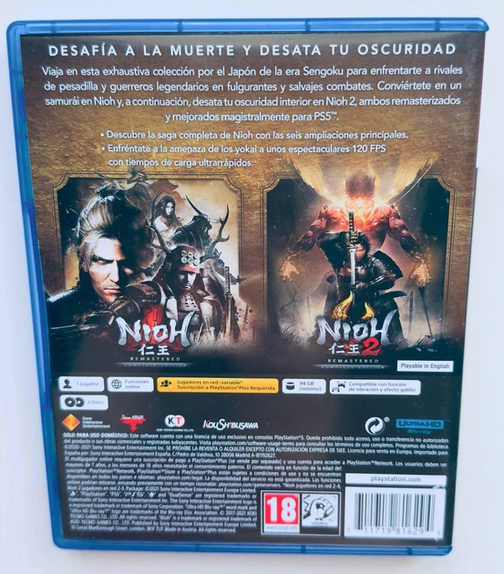 Диск для PlayStation 5 - Nioh Collection, русские субтитры, Б/У - Фото 4 Диск для PlayStation 5 - Nioh Collection, русские субтитры, Б/У - изображение 4