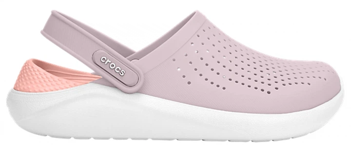 Крокси LiteRide Clog Powder/White, розмір 36 - Фото 1 Крокси LiteRide Clog Powder/White, розмір 36 - зображення 1