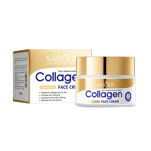 Крем для обличчя колагеновий зміцнюючий антивіковий SADOER Collagen Firming Face Cream (60 г) - Фото 1 Крем для обличчя колагеновий зміцнюючий антивіковий SADOER Collagen Firming Face Cream (60 г) - зображення 1