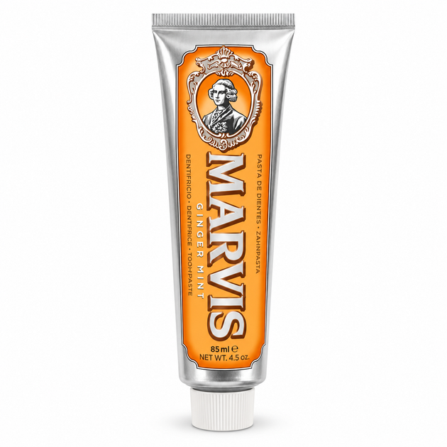Зубна паста Marvis Ginger Mint Імбир і м’ята, 85 мл - Фото 1 Зубна паста Marvis Ginger Mint Імбир і м’ята, 85 мл - зображення 1