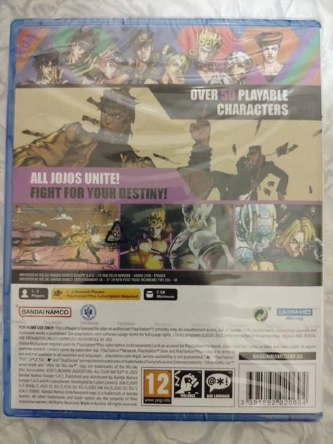 Диск для PlayStation 5 - JOJO's Bizarre Adventure All Star Battle Remaster, английская версия - изображение 3