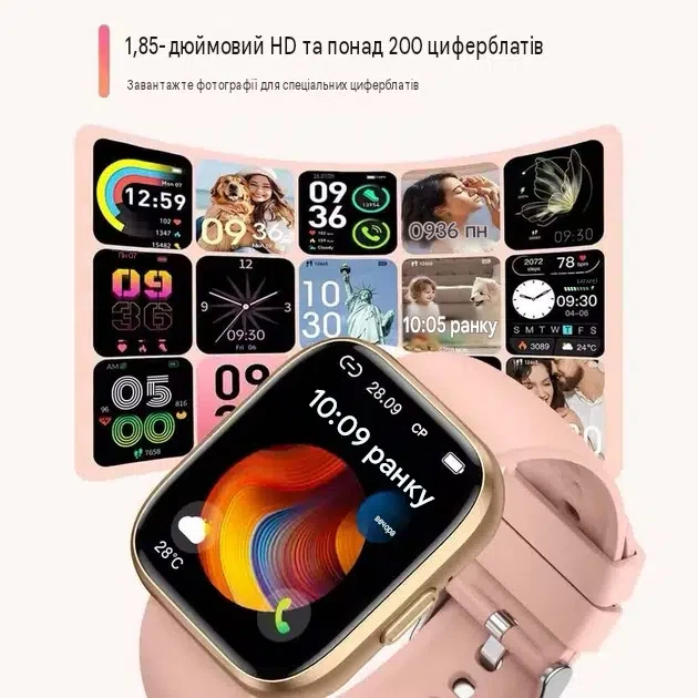 Смарт-годинник жіночий LIGE P114 Gold - изображение 2
