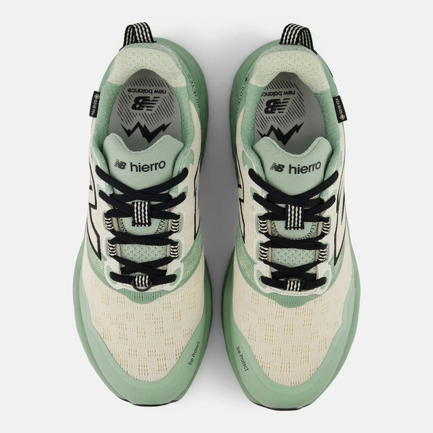 Чоловічі водонепроникні кросівки New Balance Fresh Foam X Hierro v9 GORE-TEX зелений колір розмір 40.5 - Фото 3 Чоловічі водонепроникні кросівки New Balance Fresh Foam X Hierro v9 GORE-TEX зелений колір розмір 40.5 - изображение 3