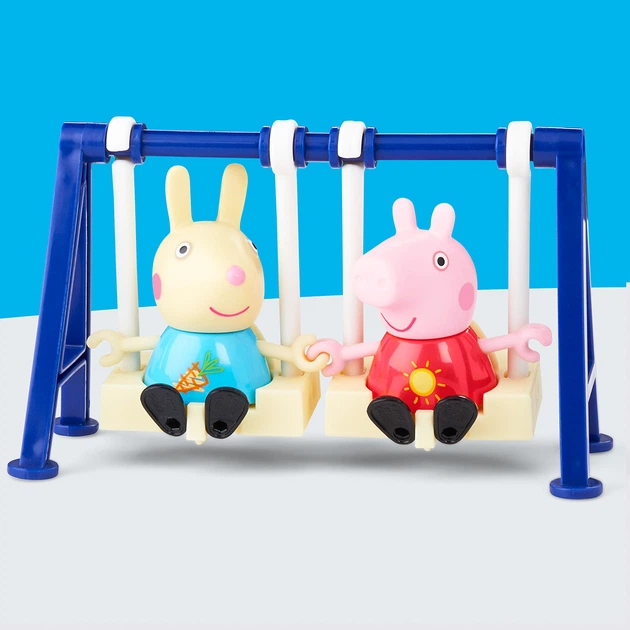 Игровой набор Peppa Figurines серии Моменты с Пеппой – Приключения на качелях Peppa Pig (7243) - Фото 3 Игровой набор Peppa Figurines серии Моменты с Пеппой – Приключения на качелях Peppa Pig (7243) - изображение 3
