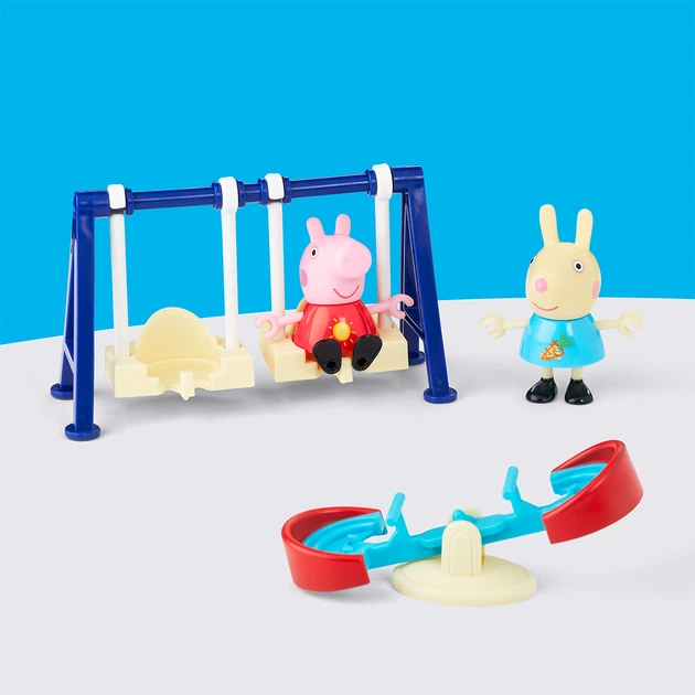 Игровой набор Peppa Figurines серии Моменты с Пеппой – Приключения на качелях Peppa Pig (7243) - Фото 5 Игровой набор Peppa Figurines серии Моменты с Пеппой – Приключения на качелях Peppa Pig (7243) - изображение 5
