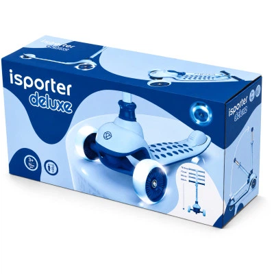 Самокат iSporter Deluxe LED синий - изображение 7