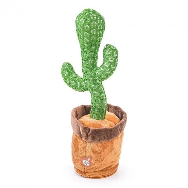 Музичний танцюючий кактус Dancing Cactus з підсвічуванням і 120 піснями на акумуляторі - Фото 4 Музичний танцюючий кактус Dancing Cactus з підсвічуванням і 120 піснями на акумуляторі - зображення 4
