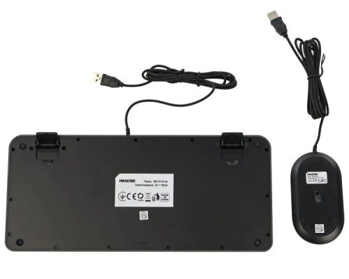 Комплект KMS-CM-05-UA, Black/Grey, USB, клавиатура (мембранная) Maxxter (teh0034562) - изображение 7
