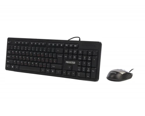 Комплект KMS-CM-03-UA, Black, USB, клавіатура (мембранна Maxxter (teh0034563) - зображення 3