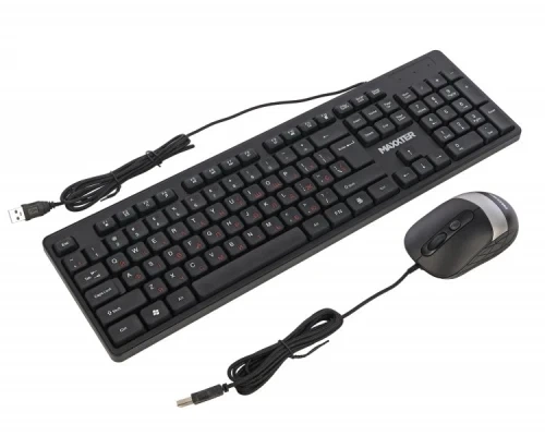 Комплект KMS-CM-03-UA, Black, USB, клавіатура (мембранна Maxxter (teh0034563) - зображення 4