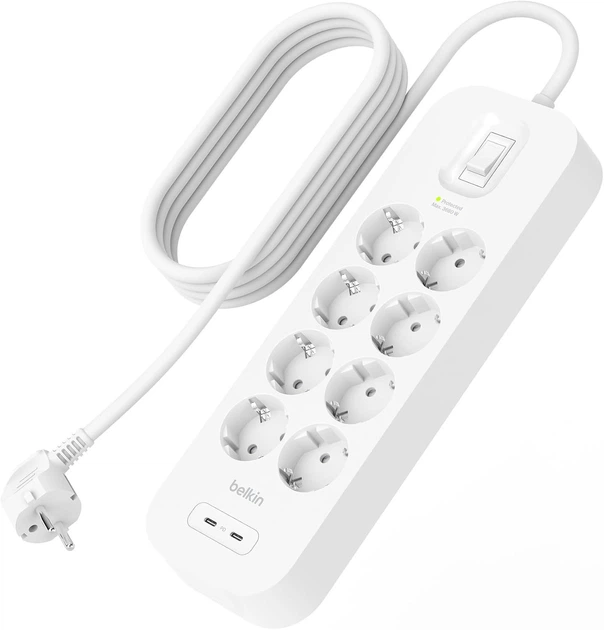 Listwa zasilająca przeciwprzepięciowa Belkin 900J (SRB004VF2M-V2) - obraz 3