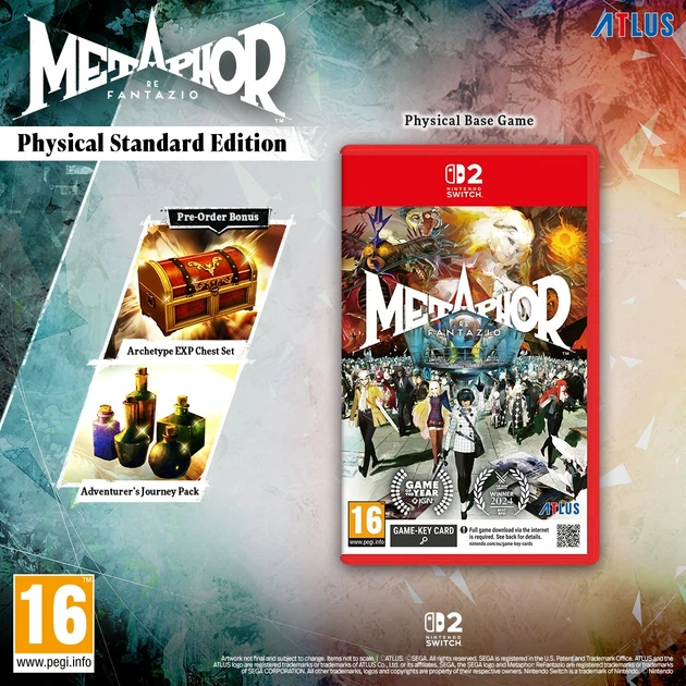Gra Nintendo Switch 2 Metaphor: ReFantazio (Game-Key Card) (5055277058983) - obraz 8
