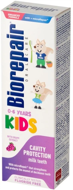 Зубна паста Biorepair Kids Виноград 50 мл (8017331097144) - зображення 3