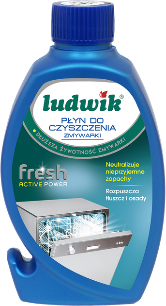 Płyn do czyszczenia zmywarki Ludwik 250 ml (5900498009903) - Zdjęcie 1 Płyn do czyszczenia zmywarki Ludwik 250 ml (5900498009903) - obraz 1