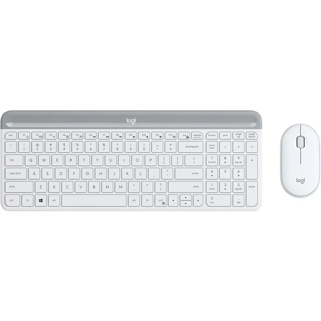 Комплект клавіатура + миша Logitech MK470 бездротовий White (5099206086616) - Фото 1 Комплект клавіатура + миша Logitech MK470 бездротовий White (5099206086616) - зображення 1