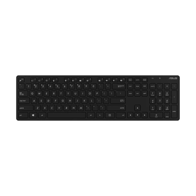 Комплект клавіатура + миша Asus W5000 бездротовий US розкладка Black (4711387538623) - Фото 5 Комплект клавіатура + миша Asus W5000 бездротовий US розкладка Black (4711387538623) - зображення 5