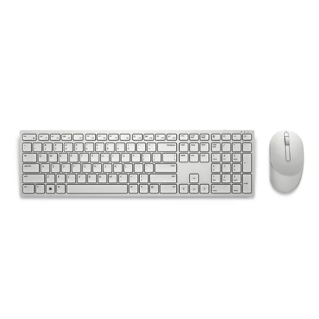 Комплект клавиатура + мышь Dell KM5221W Pro беспроводной US раскладка White (5397184514412) - изображение 3