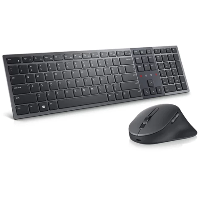 Комплект клавиатура + мышь Dell Premier Collaboration KM900 беспроводной US раскладка Graphite (5397184790946) - Фото 2 Комплект клавиатура + мышь Dell Premier Collaboration KM900 беспроводной US раскладка Graphite (5397184790946) - изображение 2