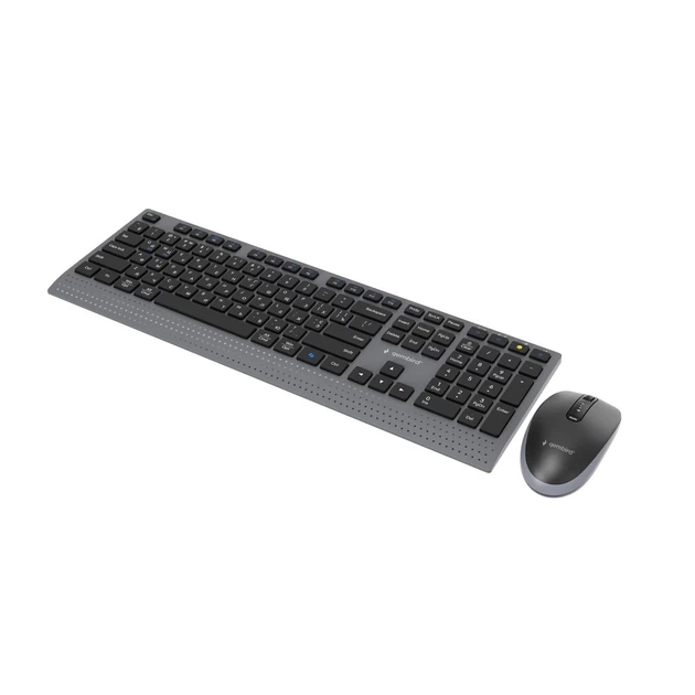 Комплект клавіатура + миша Gembird KBS-WPS-02-CYRL бездротовий RU розкладка Black (8716309137942) - зображення 5
