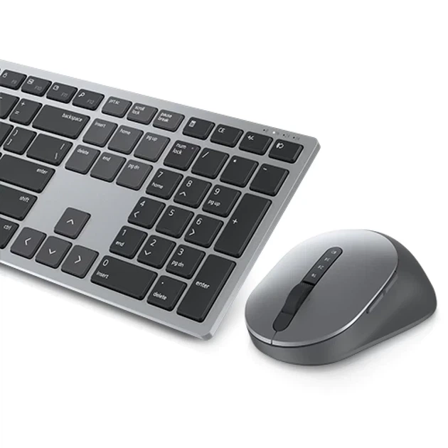 Комплект клавиатура + мышь Dell Pro Multi-Device KM7321W беспроводной литовская раскладка Titan Grey (2000001226704) - Фото 3 Комплект клавиатура + мышь Dell Pro Multi-Device KM7321W беспроводной литовская раскладка Titan Grey (2000001226704) - изображение 3