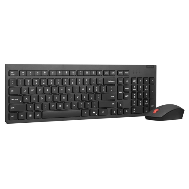 Комплект клавіатура + миша Lenovo Essential Wireless Gen2 бездротовий естонська розкладка Black (195892116820) - зображення 3